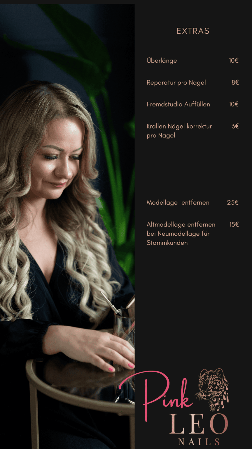 pinkleonails.de Preisliste